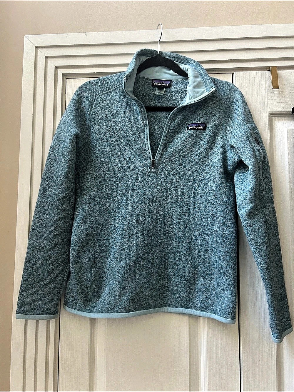 Patagonia Women's 1/4-Zip Fleece Blue Small